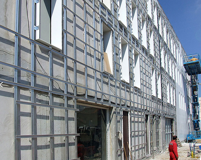 Ventilated facade substructure Fixing - MilanoRiveste